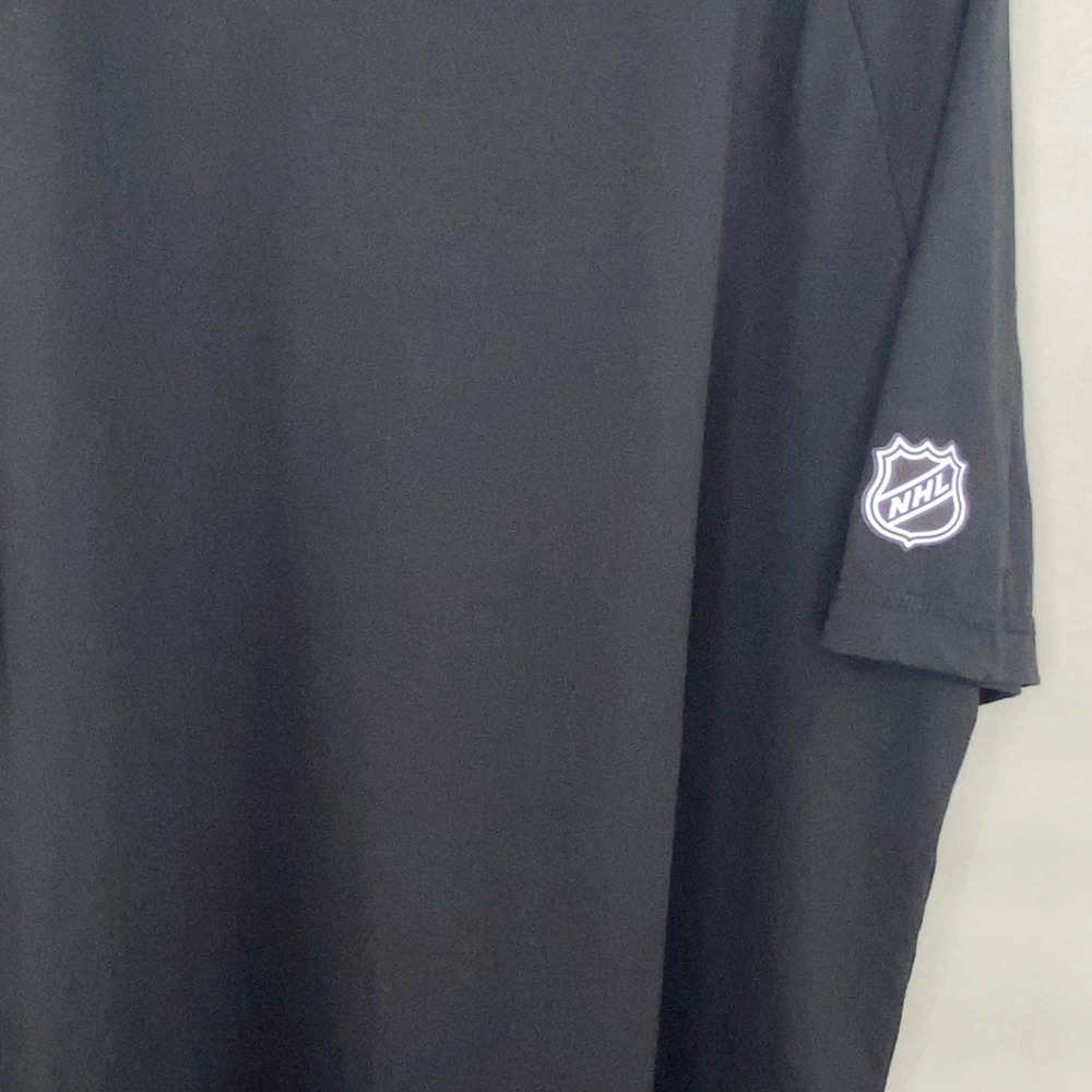Fanatics Chicago Blackhawks Polo Mens Large Black NHL Authentic Pro Performance - Picture 6 of 10